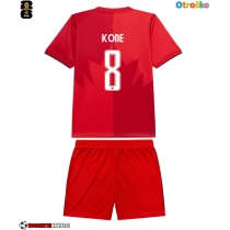 Otroške Nogometnih dresov Kanada Ismael Kone #8 Domači SP 2026 Kratki rokavi (+ hlače)